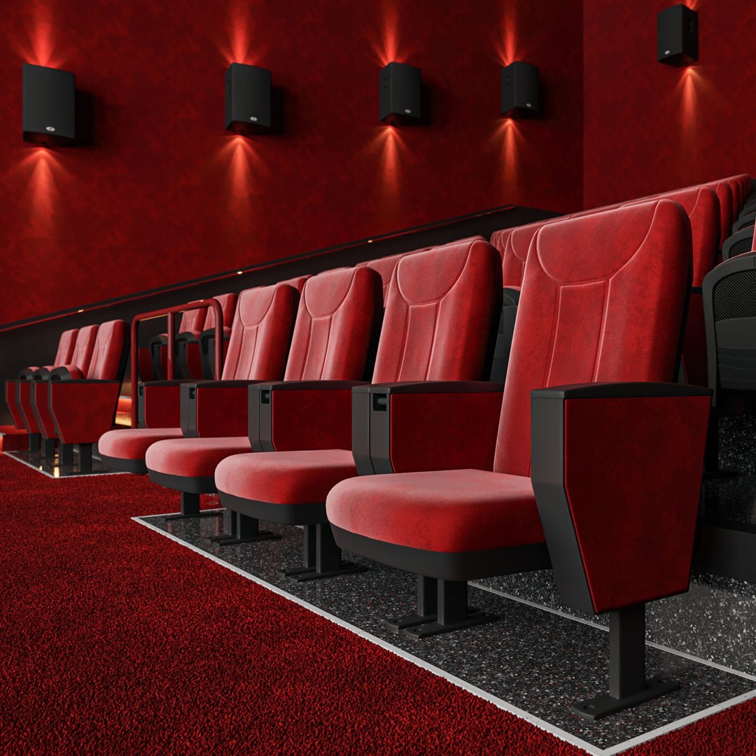 3D Movie Theater Model - TurboSquid 1866447