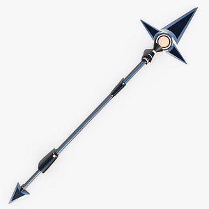 Fantasy Spear03 Glow With PBR