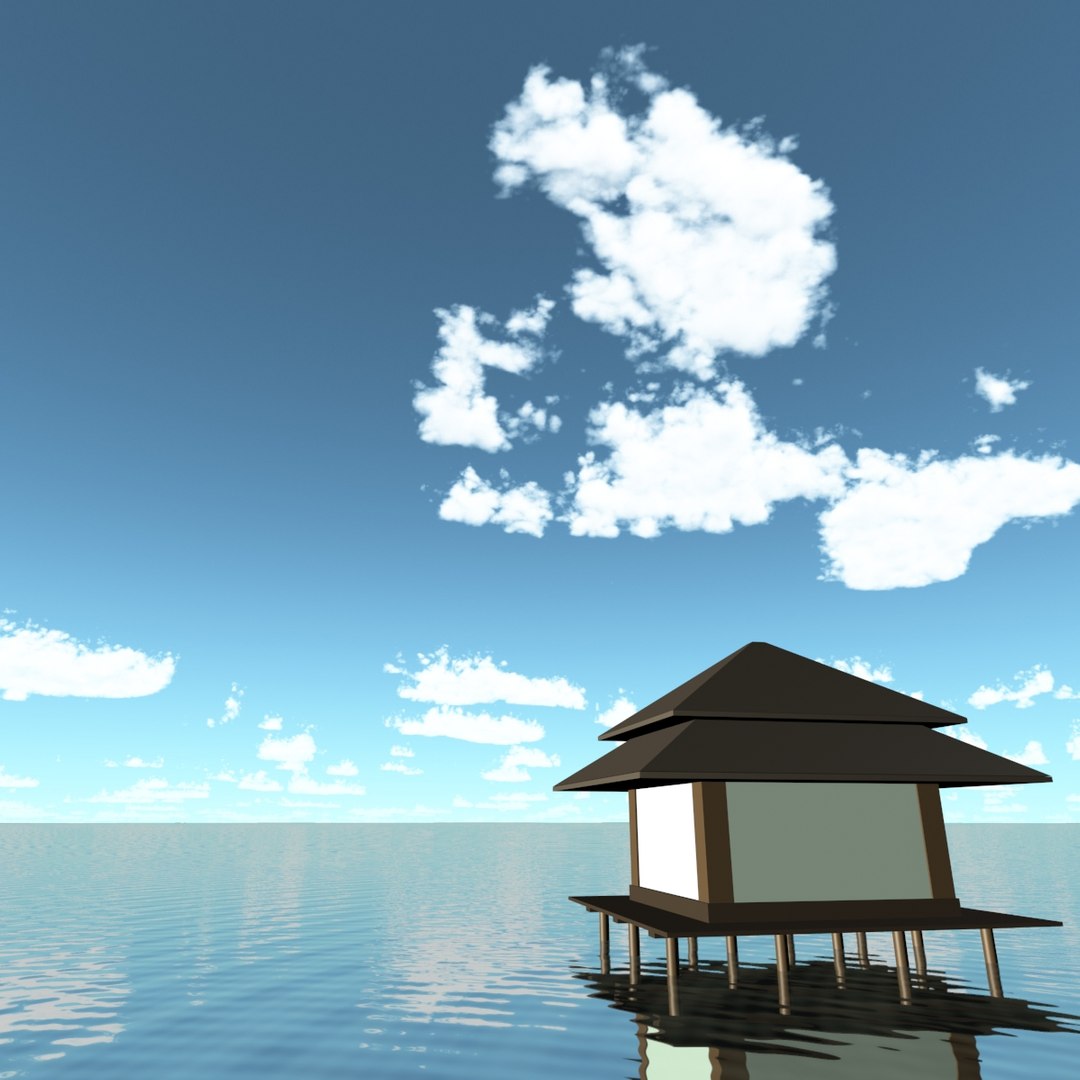3d 3ds Sky Clouds