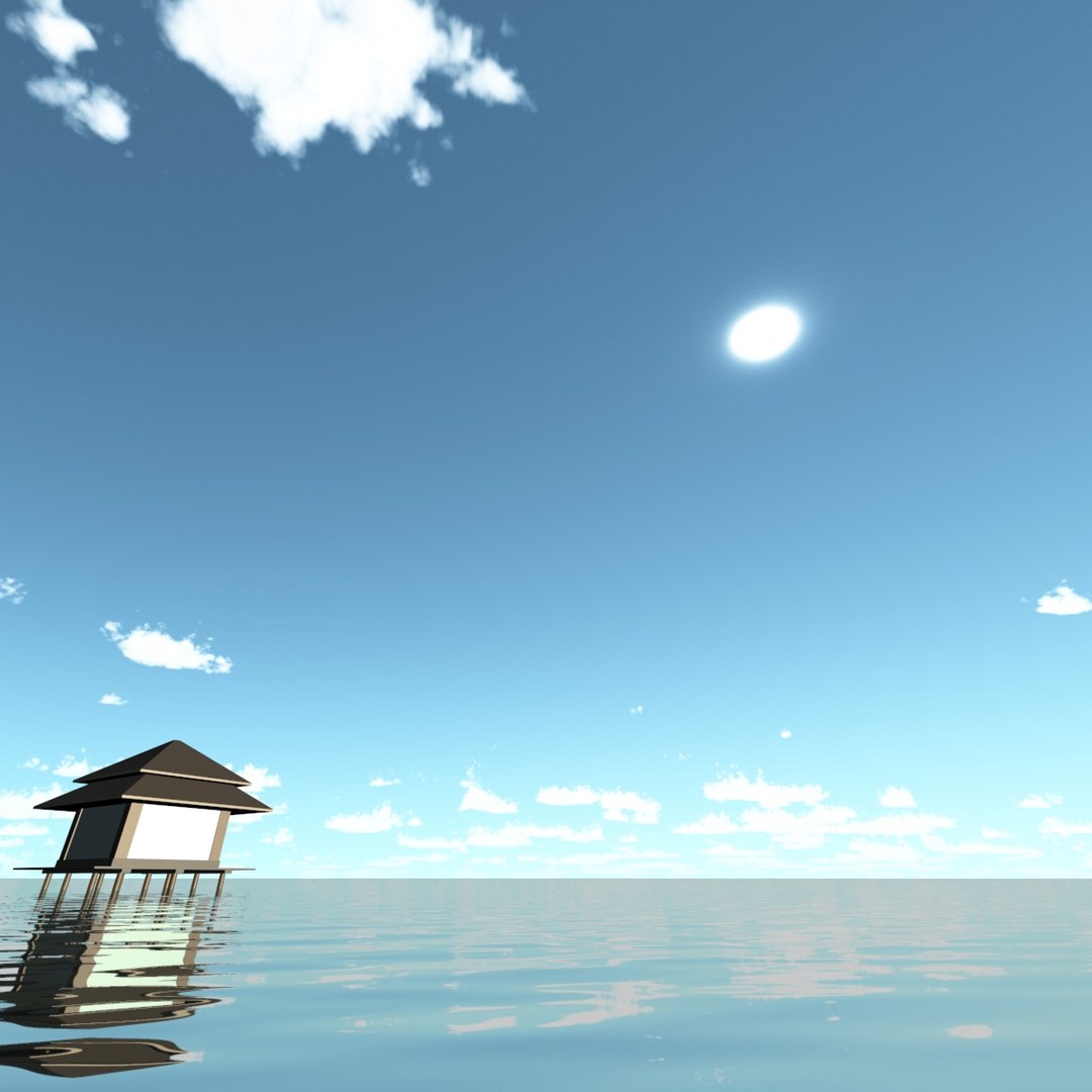3d 3ds Sky Clouds