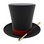 Magician Hat And Wand