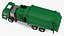 Trash Truck Electric Green Rigged