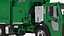 Trash Truck Electric Green Rigged