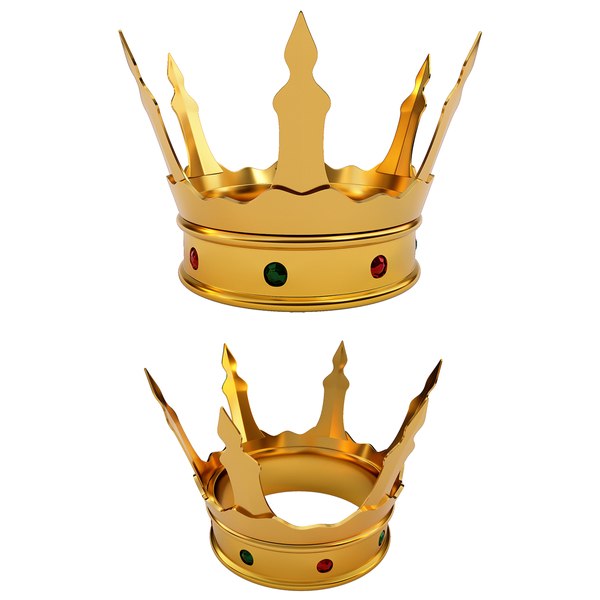 3D king crown ornament PBR 3d model model - TurboSquid 1953148