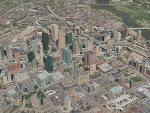 minneapolis city 3D model