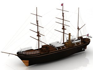 3D model RRS Discovery Yacht