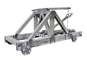 A real Roman catapult 3D model