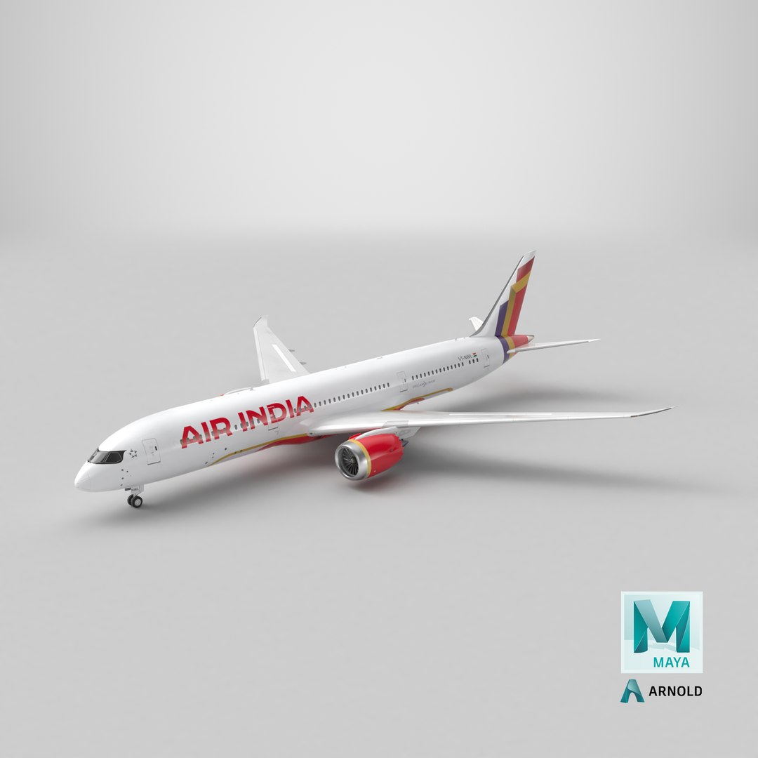 Air India Boeing 787 SC 3D model https://p.turbosquid.com/ts-thumb/8a/C7cboi/Gv/stemcell_maya_arnold_render/png/1778088502/1920x1080/fit_q87/91ae041763120d6698957efd20f14c244c4d6830/stemcell_maya_arnold_render.jpg
