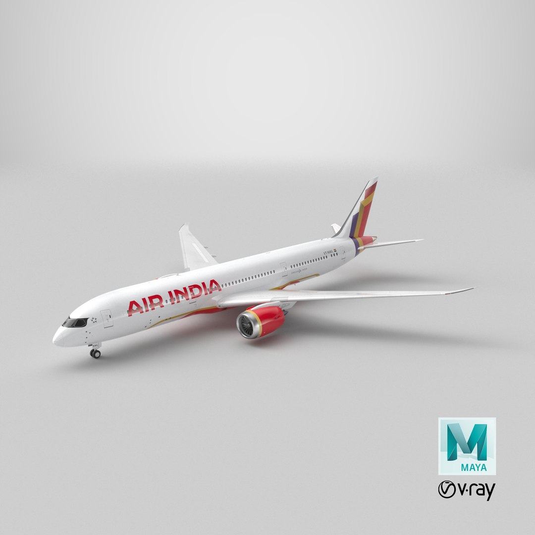 Air India Boeing 787 SC 3D model https://p.turbosquid.com/ts-thumb/8a/C7cboi/t2/stemcell_maya_vray_render/png/1778088504/1920x1080/fit_q87/84d6912cbb9d7508e0cd3bf698da7241b1d73818/stemcell_maya_vray_render.jpg