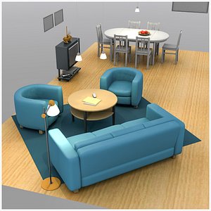 3D Living room furniture