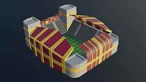 3D Football Stadium - Roma