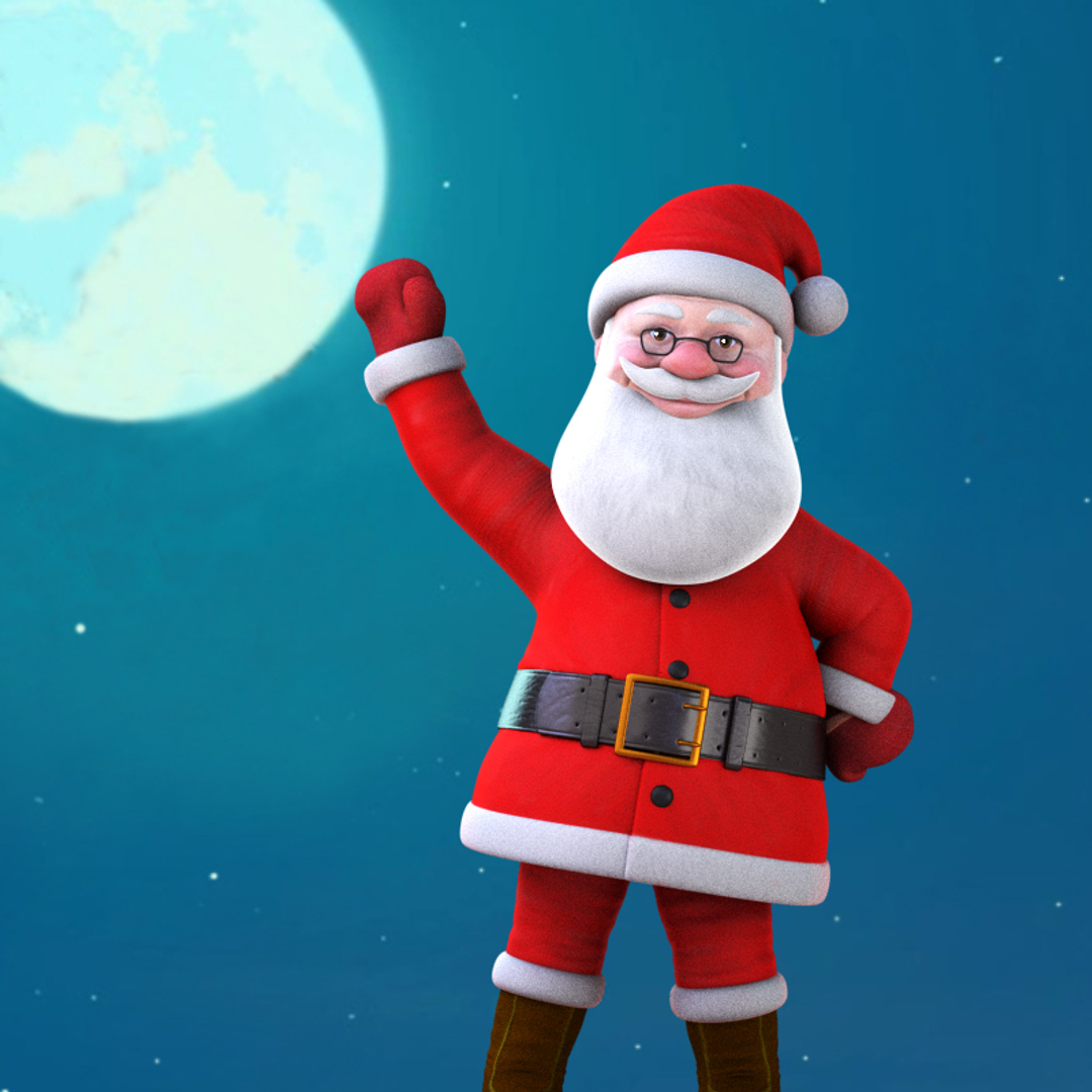 3d Model Santa Claus