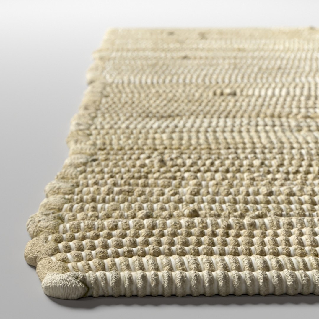 3D Rope Carpet Rug Model - TurboSquid 1190487