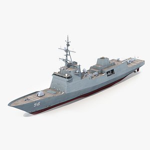 navy frigate ffg x 3D model