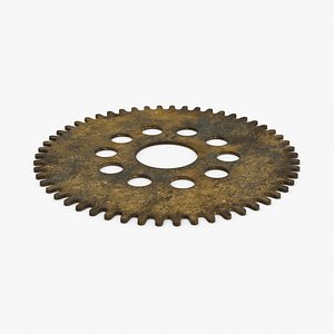 Clock Gears 02 Dirty - Gear 3 Dirty