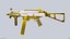 3D Royal Gold guns collection