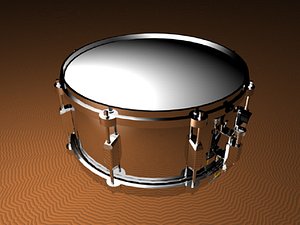 steel shell snare 14x6,5.c4d