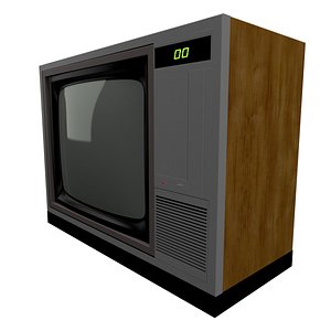 Old TV 80s 3D model