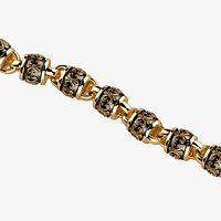 Rhodium Plating Gold Chain Bracelet