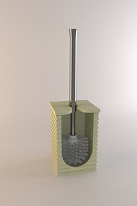 3D model toilet brush