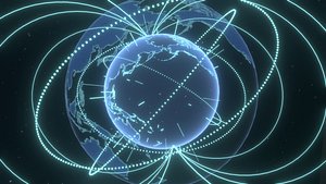 Animated Hologram Planet Earth No 4 Sci-Fi 3D Model