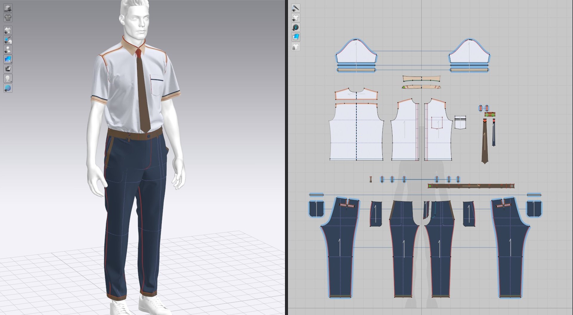 School Uniform Male 3D - TurboSquid 1882662