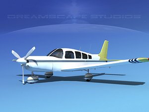 propeller piper cherokee 260 3d dwg