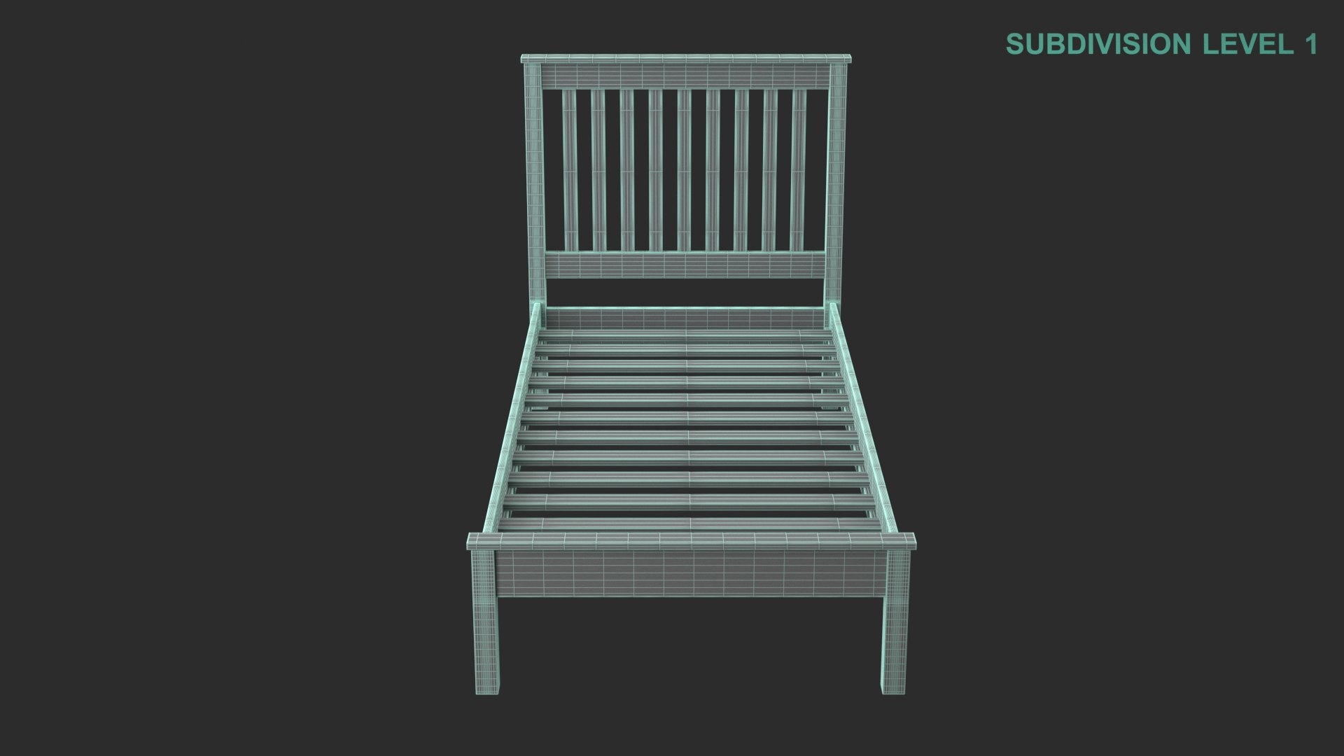 Twin XL Bed Frame 3D model https://p.turbosquid.com/ts-thumb/8a/UdIHVi/6P/wireframe0005/jpg/1679576625/1920x1080/fit_q87/eec9d82e5b8c68347f5021ffb05140b36b16d291/wireframe0005.jpg
