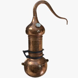 3D Copper Alembic Still low-poly 3d model
