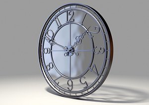Modern Glass Tower Clock