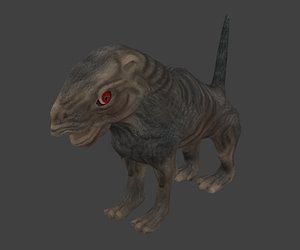 alien creature 3d model