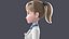 cartoon doctor rigged character 3D model