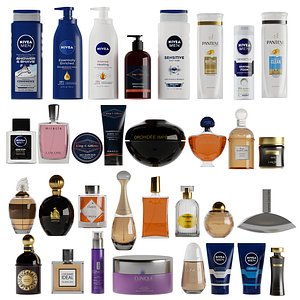3D Bathroom accessories 1 32 Cosmetic toiletries