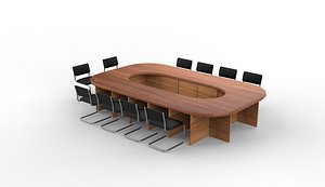 Conference Table 3D model 3D