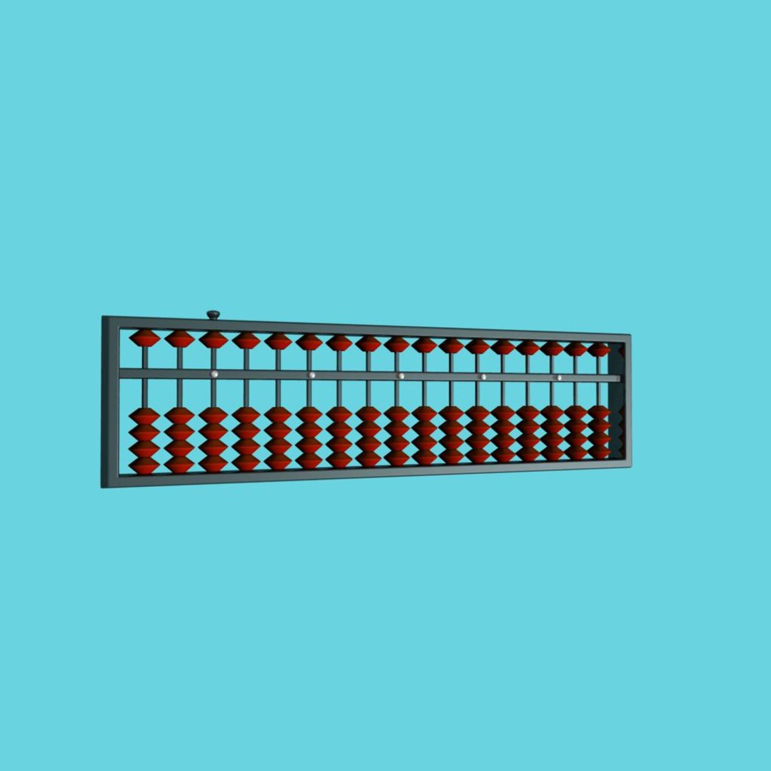 abacus soroban 3d model