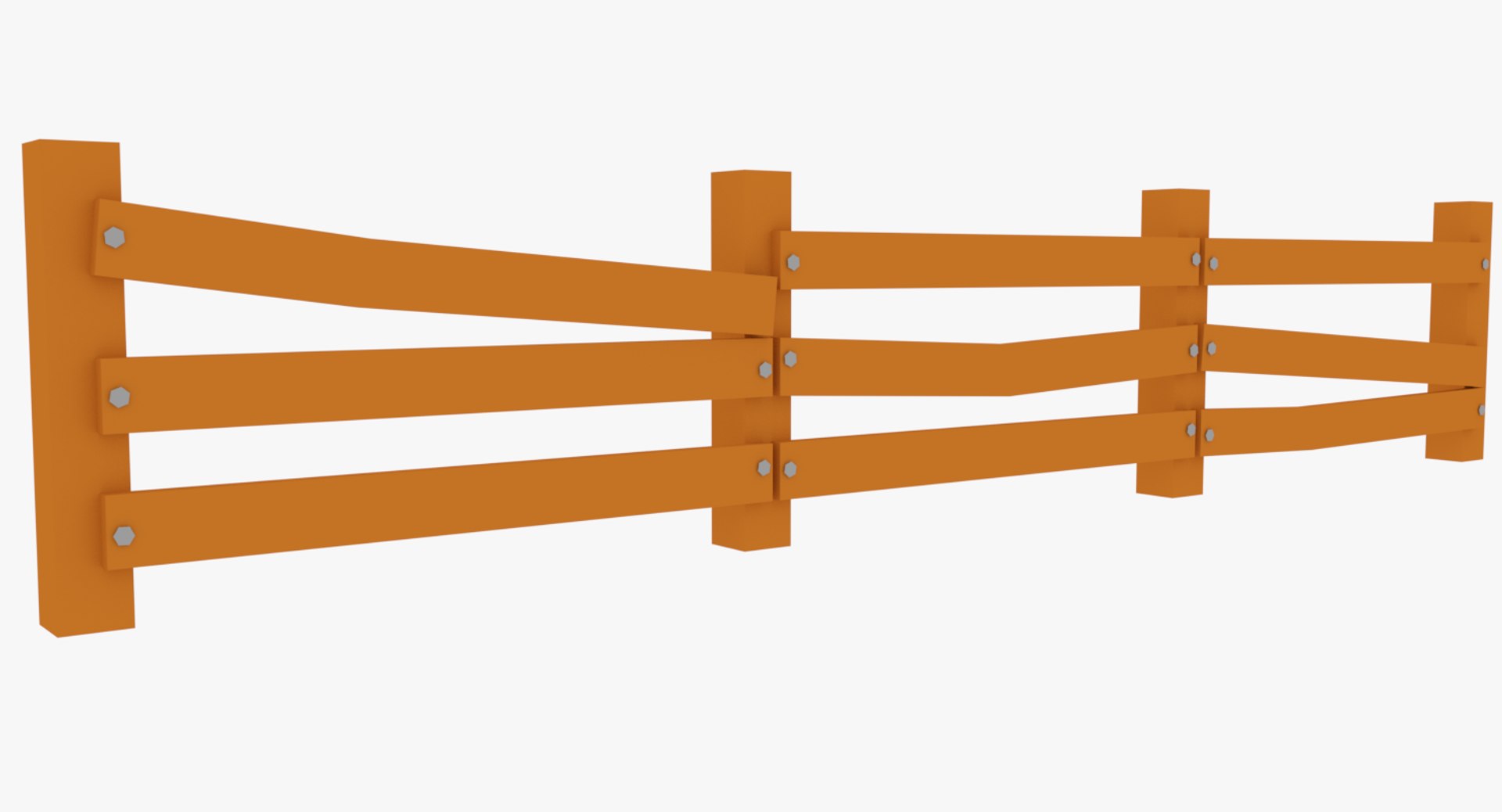 cartoon wooden fence
