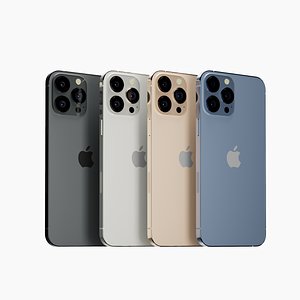 Apple iPhone 13 Pro All Colors 3D model