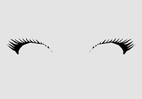 long cartoon lashes