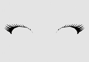long cartoon lashes