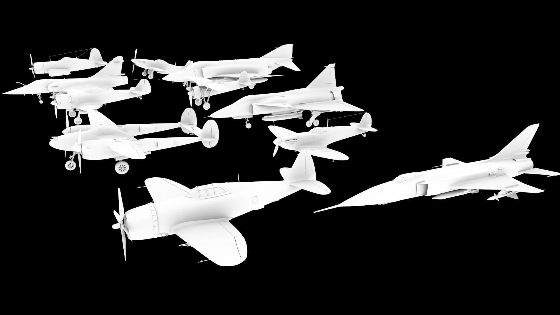 3D model WWI WWII fighter planes bundle  11 planes or Jets 3D models https://p.turbosquid.com/ts-thumb/8a/vFlcHw/Mp/side_hwero2/jpg/1744531111/1920x1080/fit_q87/496d55de874d69ba804cd498d1027ee1f29349af/side_hwero2.jpg