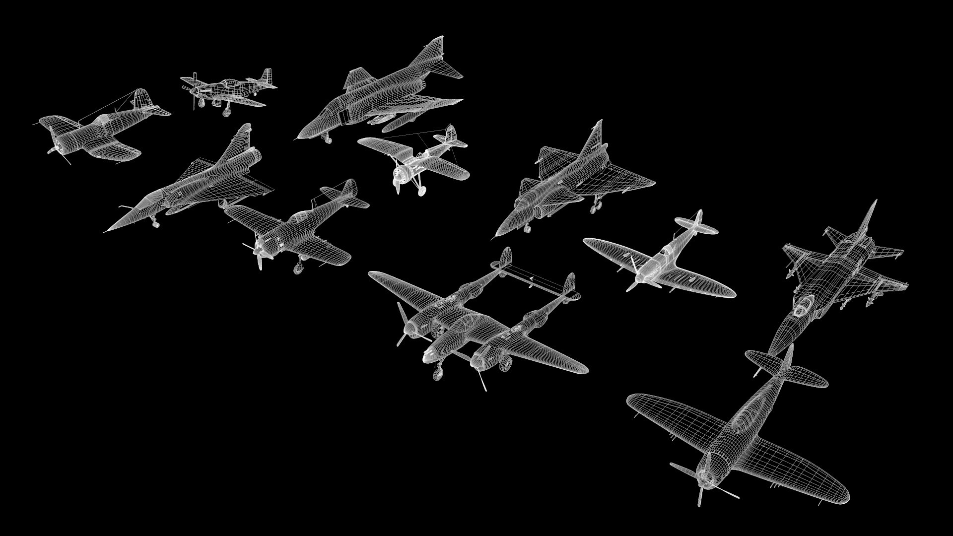 3D model WWI WWII fighter planes bundle  11 planes or Jets 3D models https://p.turbosquid.com/ts-thumb/8a/vFlcHw/Y2/wire_side/jpg/1744531113/1920x1080/fit_q87/bb8fd8ba53fc7e8bf4343523cb764bc9f6bc42c7/wire_side.jpg
