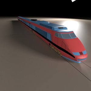 train 3D model