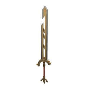 Stylized claymore