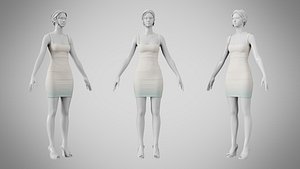 3D Dress 52 Crispy Ivory