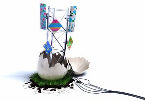 3dsmax wireless base station egg