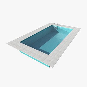 swiming pool 3d model