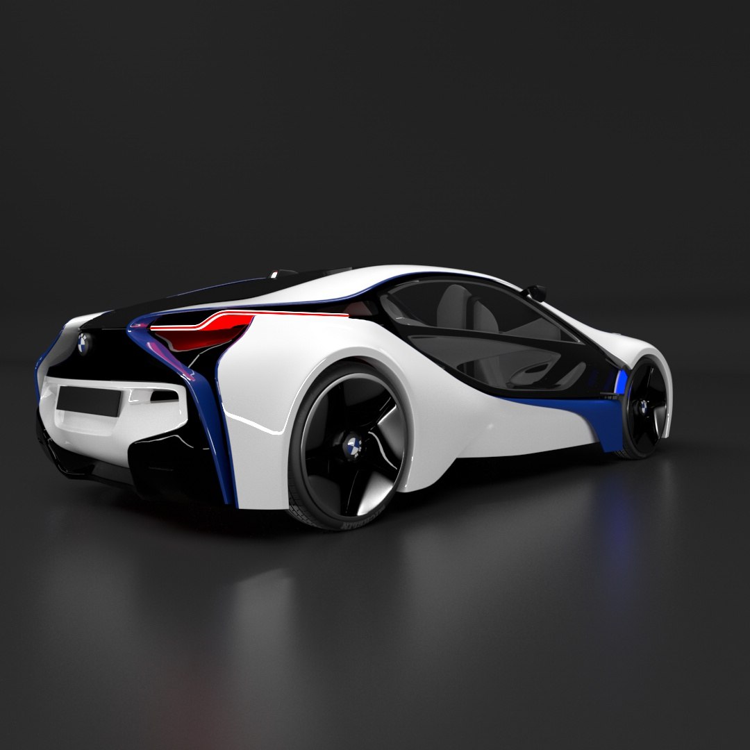 3D BMW I8 BMW Vision Efficient Dynamics - TurboSquid 2307517