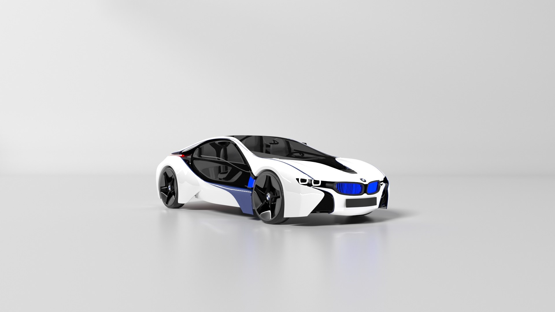 3D BMW I8 BMW Vision Efficient Dynamics - TurboSquid 2307517