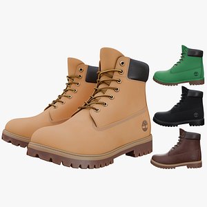 Timberland boots 3D model