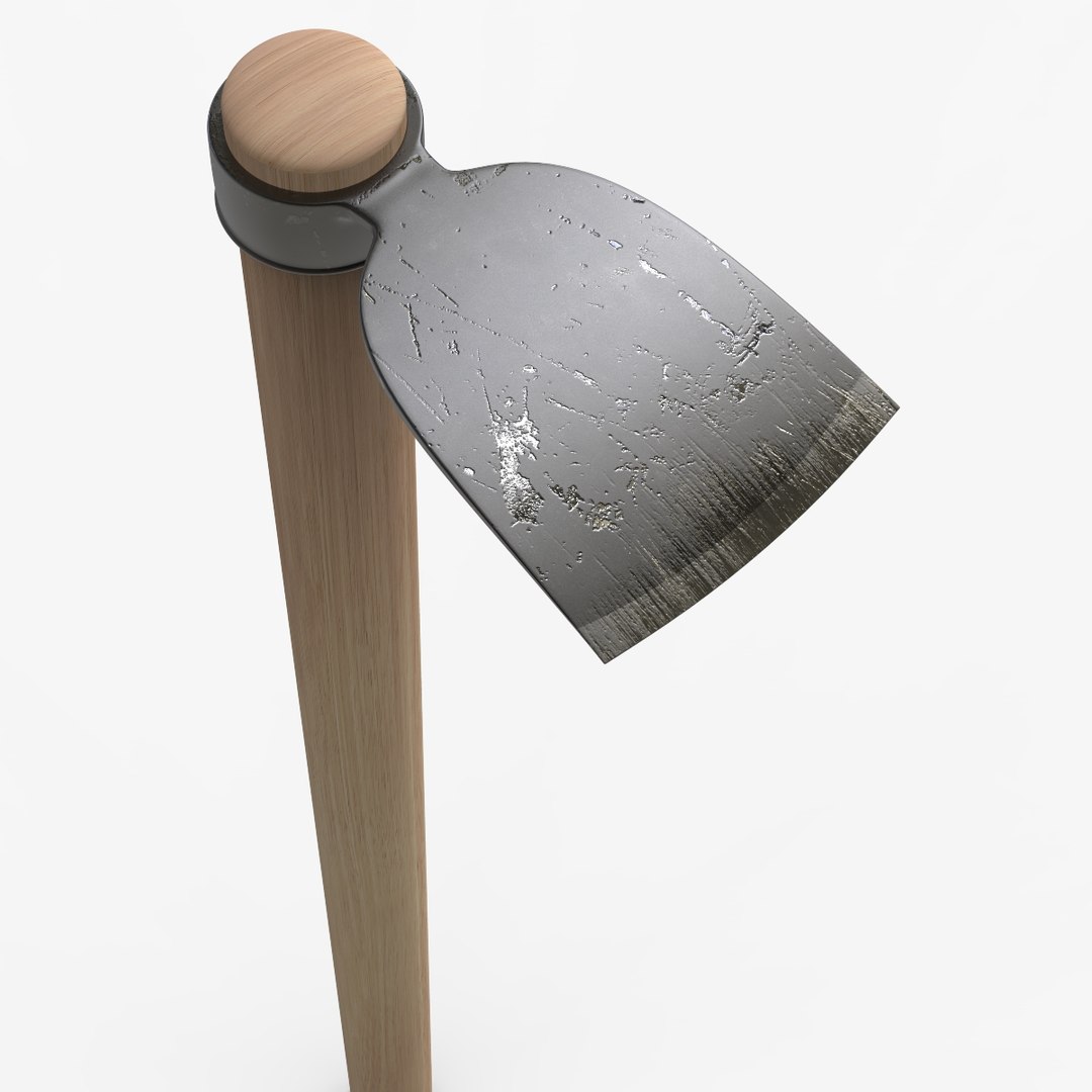 3D pickaxe tool hoe https://p.turbosquid.com/ts-thumb/8b/BeDoa5/oizX5F9R/untitled.7832/jpg/1523144600/1920x1080/fit_q87/cae07dc211cff7682ae1c21a47c7cbbedeeddc5c/untitled.7832.jpg